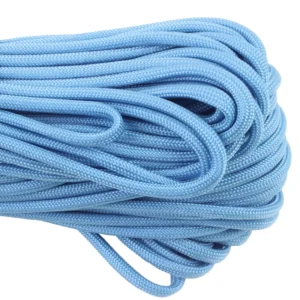 a blue rope on a white background