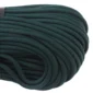 a closeup of 550 paracord - hunter on a white background