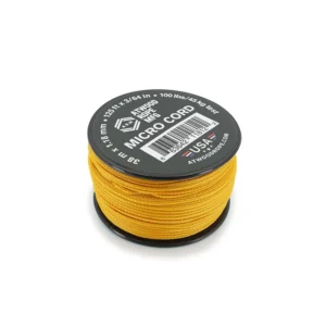 a spool of micro cord - Air Force gold