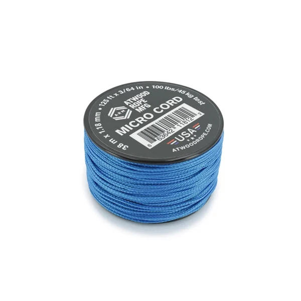 a spool of micro cord - blue