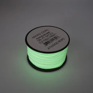 a spool of micro cord - glow in the dark