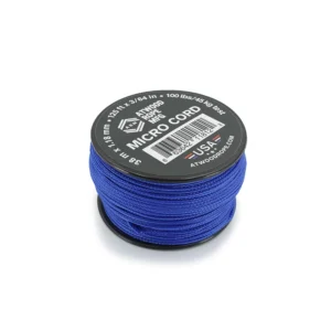 a spool of micro cord - ultramarine blue
